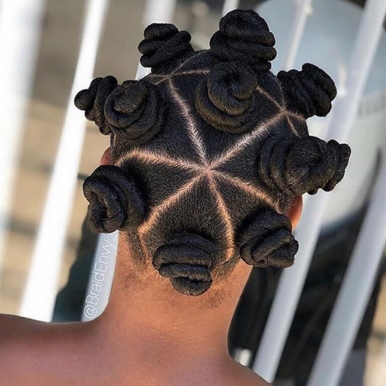 short 4c natural hairstyle