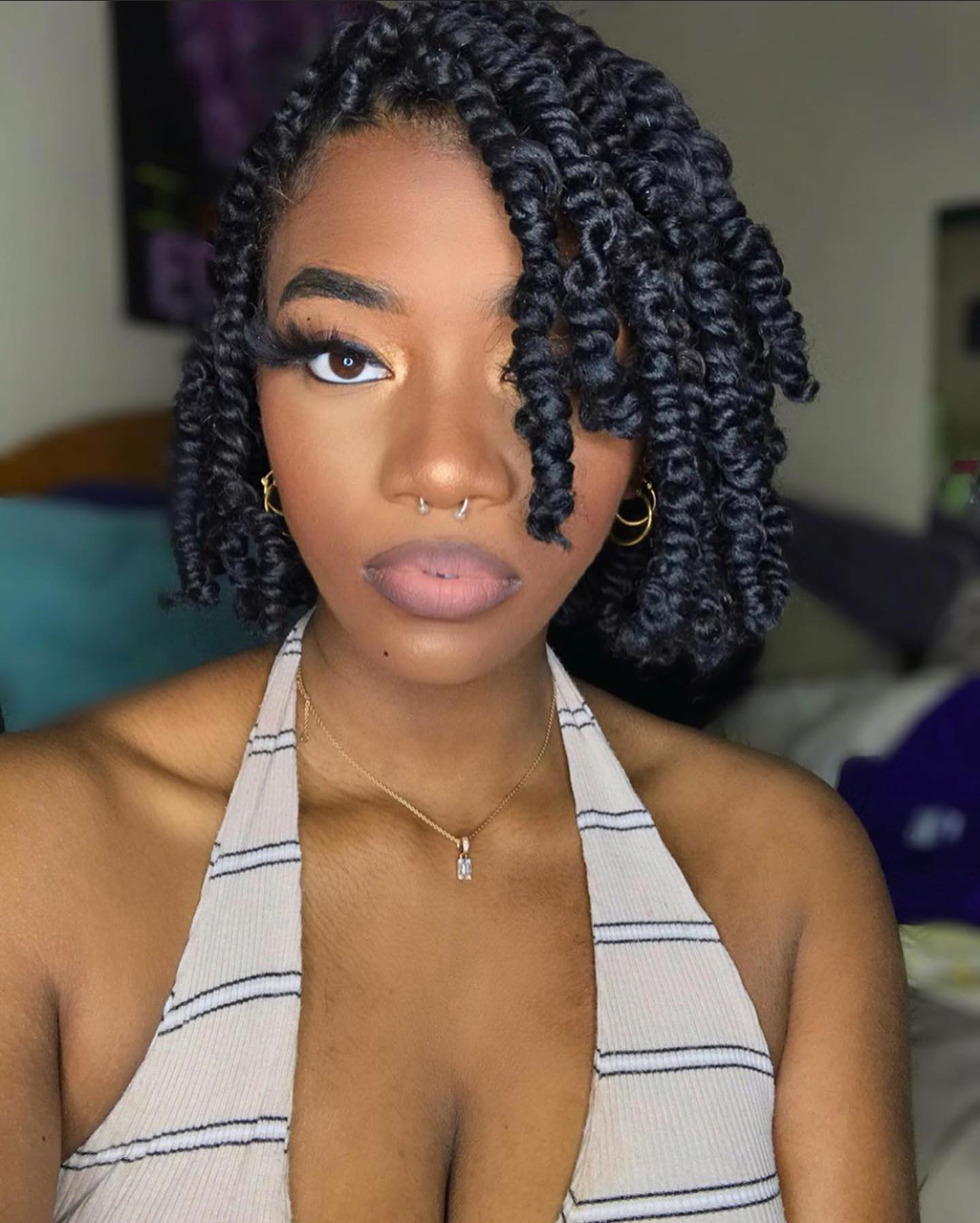 22 Gorgeous Short Crochet Twist Hairstyles for Protective Styling