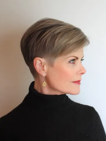 Undercut Pixie Haircuts for Over 50