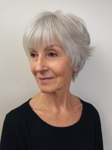 Short Layered Hairstyles for Women Over 60