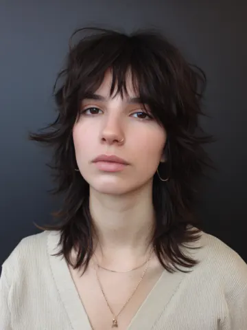 Low Maintenance Shag Haircuts for Women