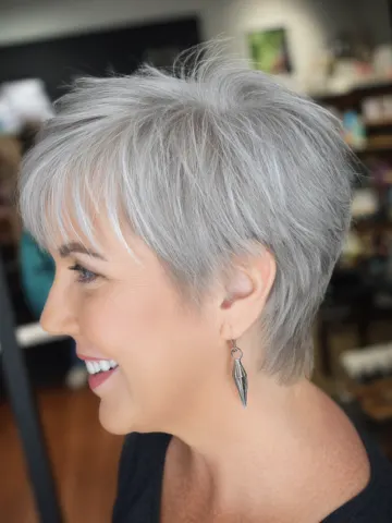 Low Maintenance Hairstyles for a 60 Year Old Women with Fine Hair