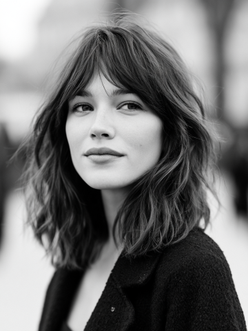 Medium Length Hairstyles With Bangs