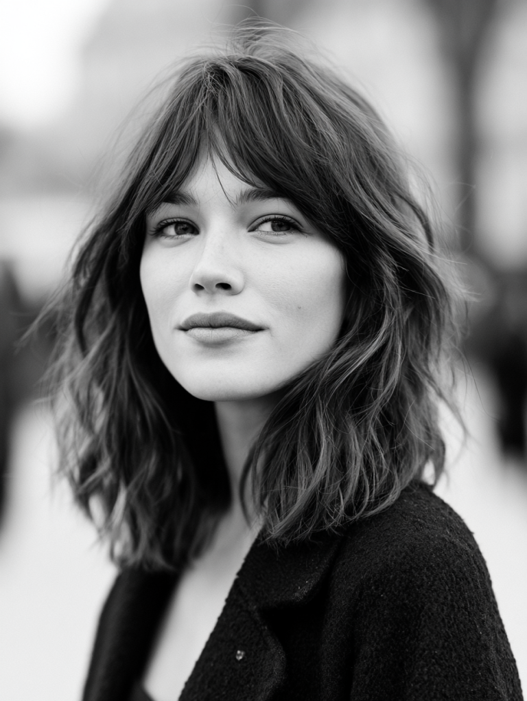 Medium Length Hairstyles With Bangs
