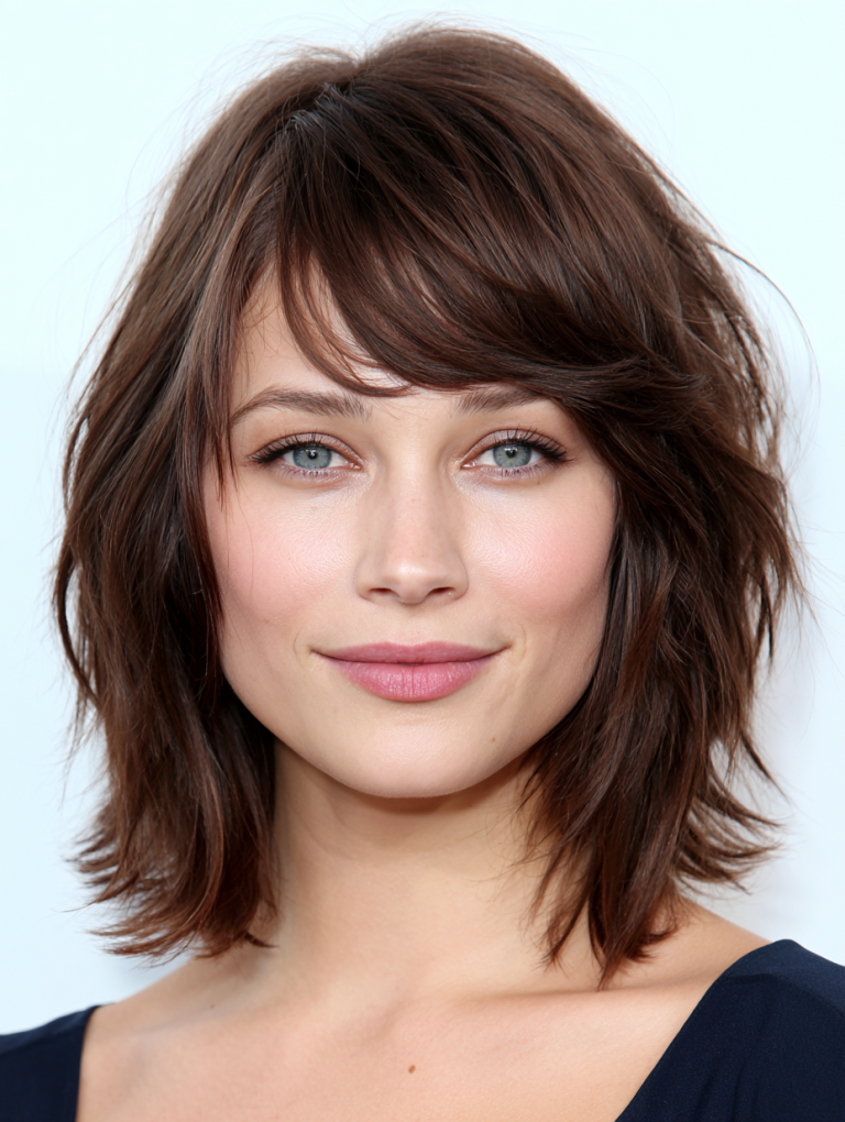 20 Short Shag Haircuts With Bangs That Frame the Face Beautifully