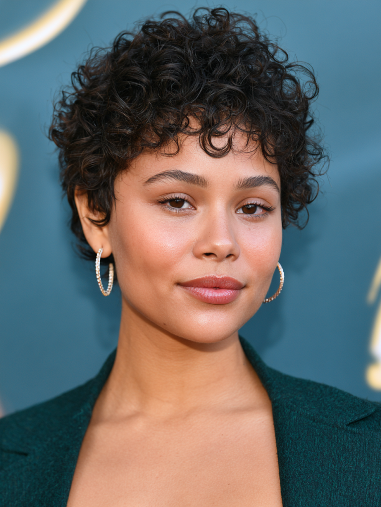 Short Pixie Haircuts for Curly Hair