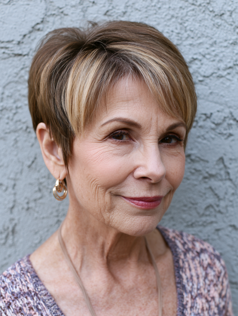 Short Hairstyles for Women Over 60