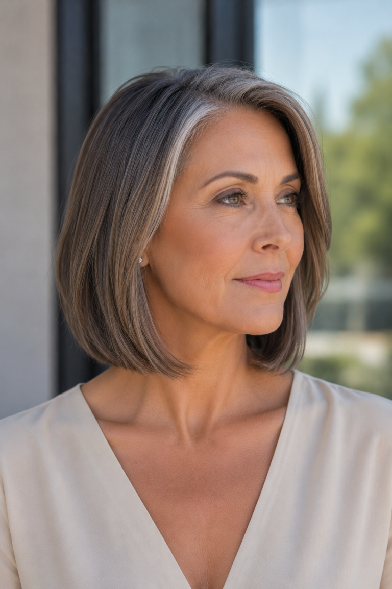 25 Medium Hairstyles for Women Over 50