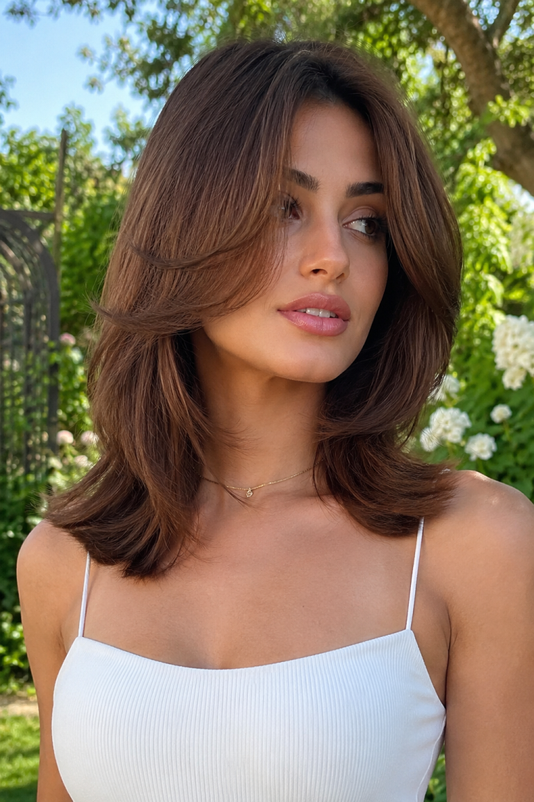 25 Shoulder-Length Layered Hairstyles That Define Modern Cutting