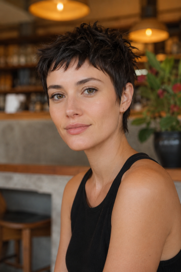 Short Pixie Haircuts for Thick Hair