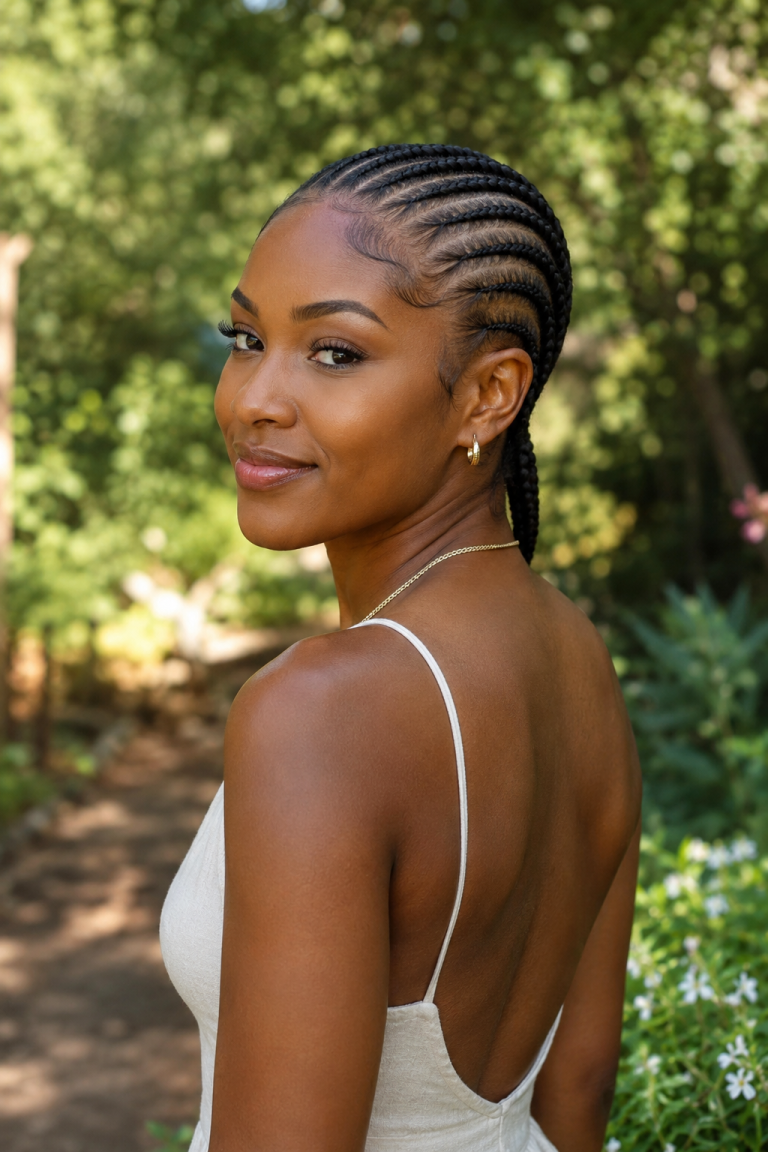 Natural Cornrow Hairstyles for Black Women