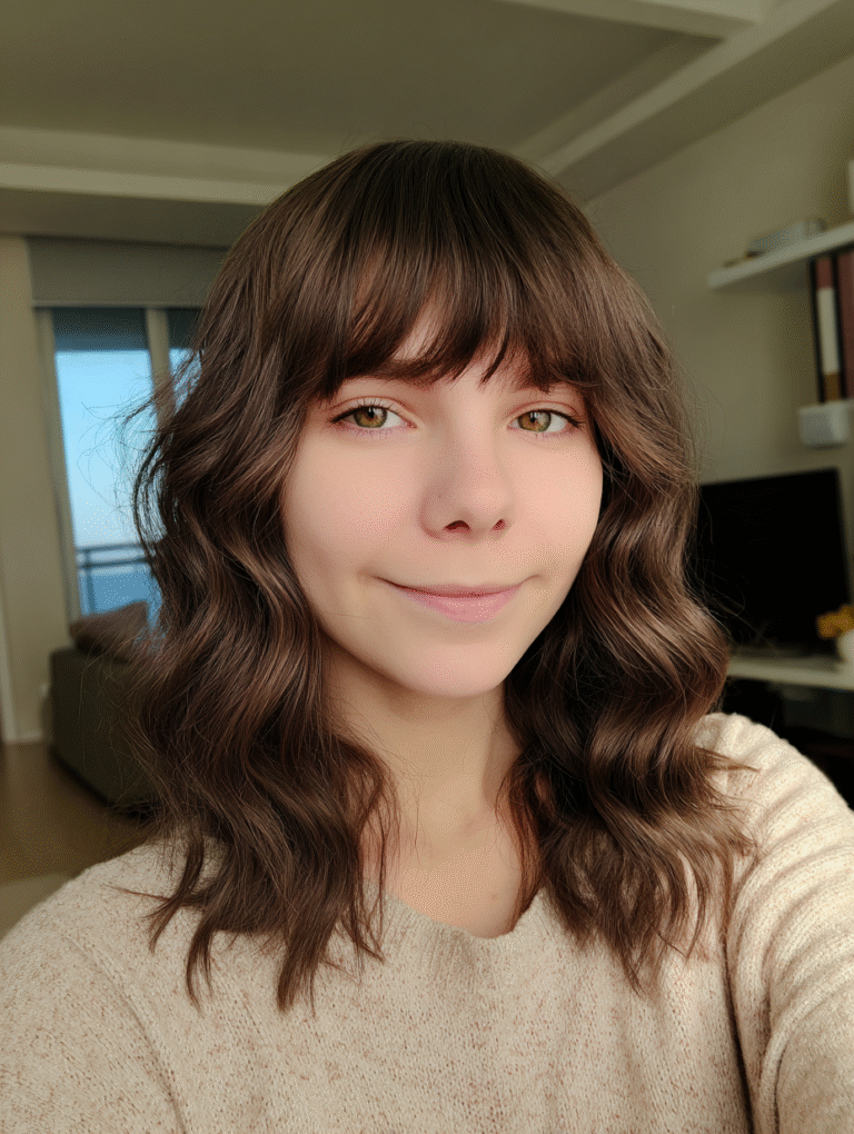 Shoulder-Length Hairstyles for Wavy Hair