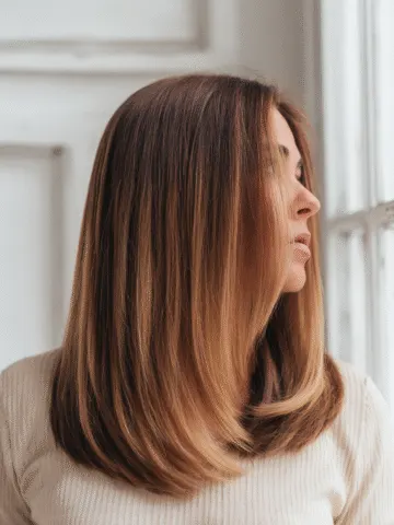 Winter Balayage for Brunettes