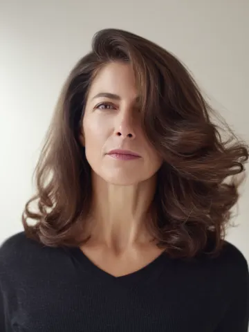Wavy Hairstyles for Women Over 40