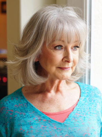 Bangs Hairstyles for Older Women